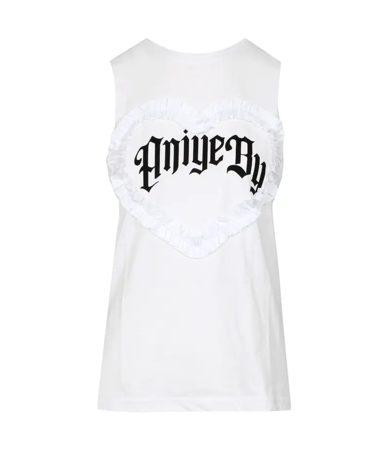 Aniye By | Top Heart Bianco