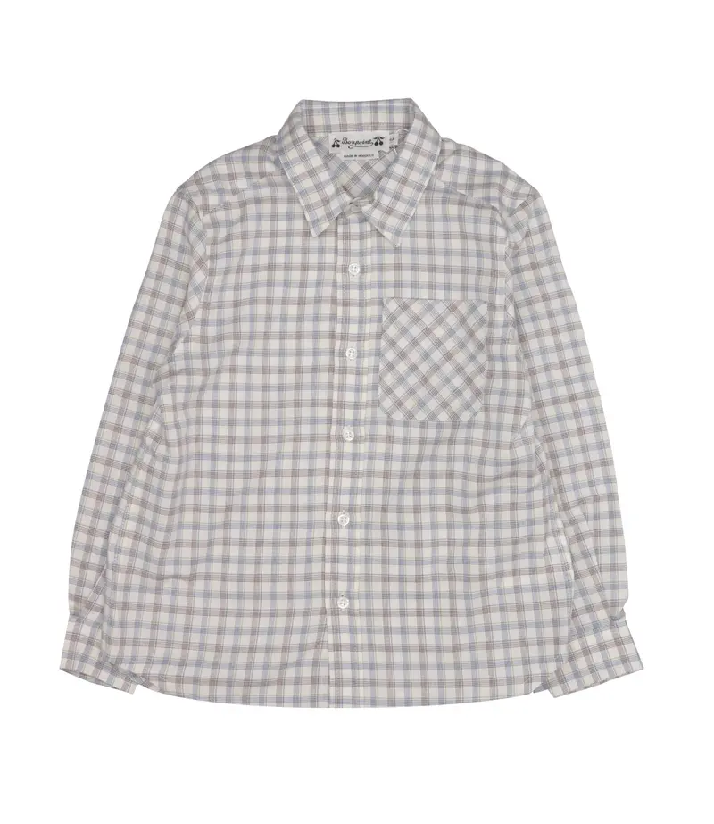 Bonpoint | Camicia Tango Tortora e Celeste