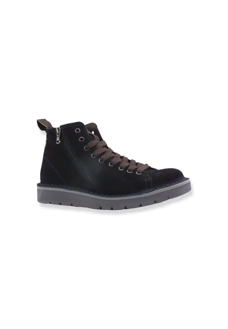 CAFENOIR Stringata Suede Uomo Blu TS6200