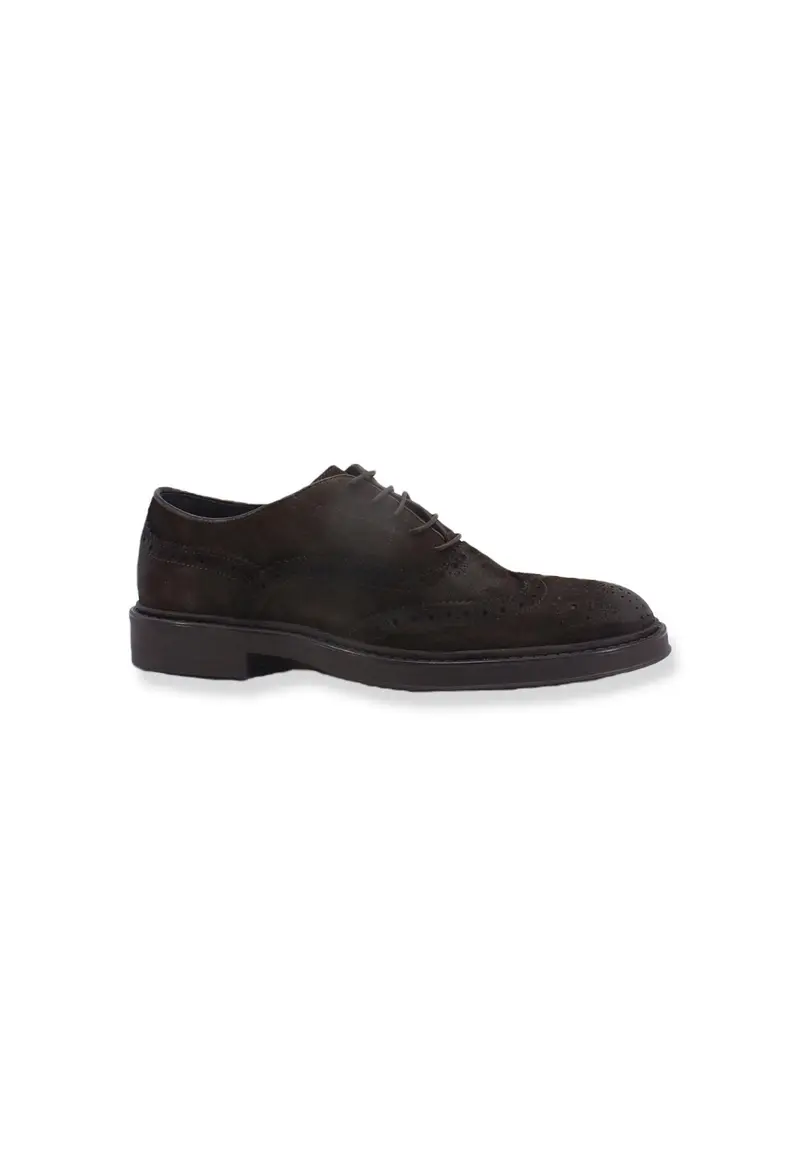 CAFENOIR Stringata Suede Uomo Moro RF6130