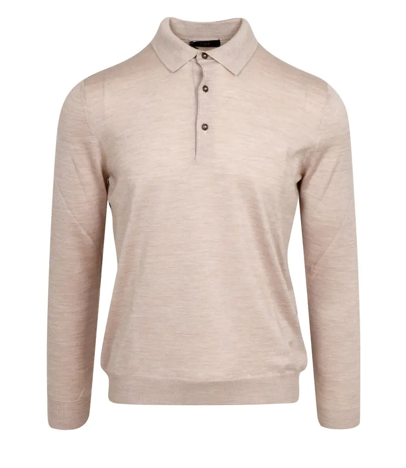 Fay | Polo Crema Scuro