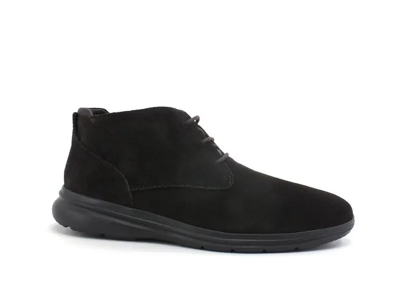 GEOX Stringata Lacci Suede Dark Coffe U16BTB00022C6024