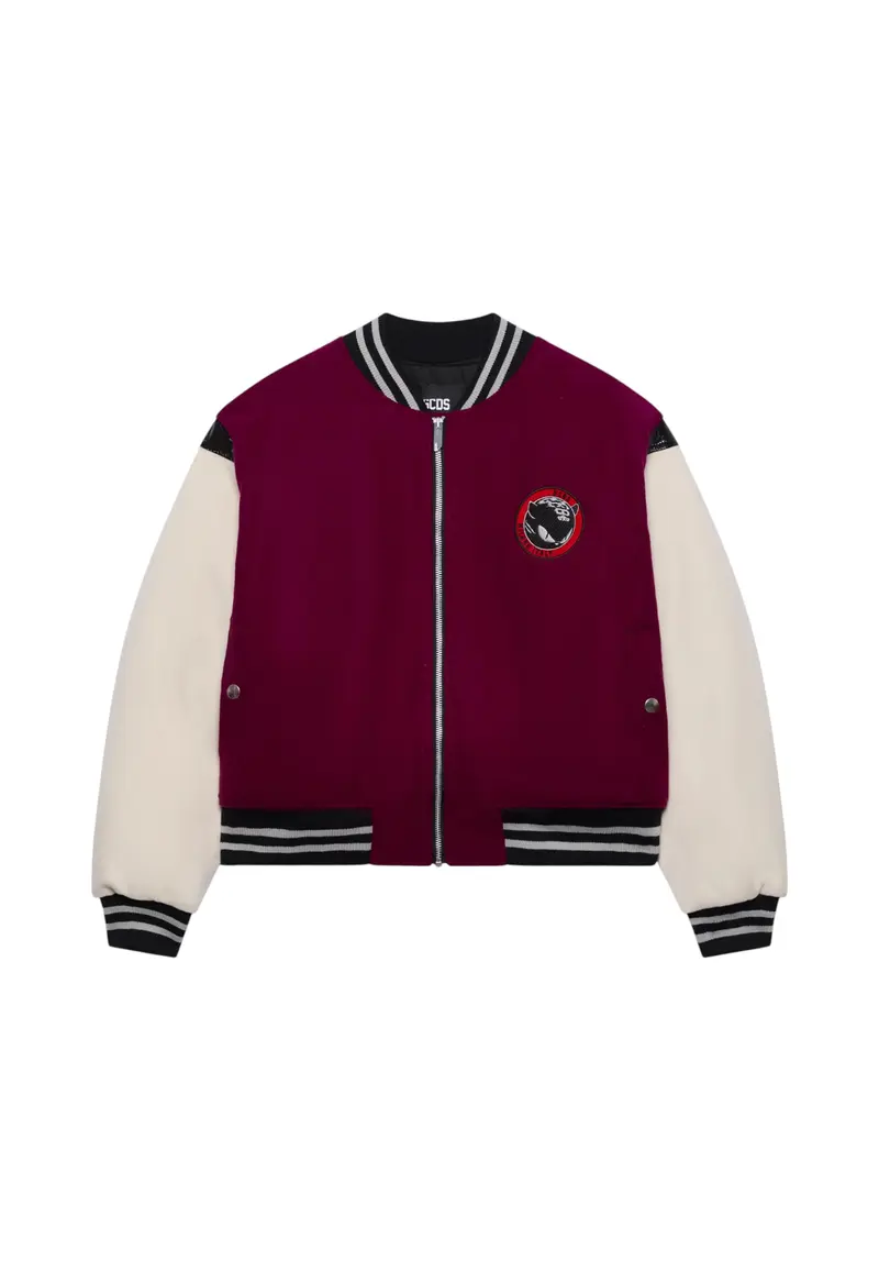 Giacca Bomber Donna Gcds Kittho Patch Varsity  B2CW0907MA3