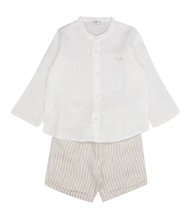 Il Gufo | Set Camicia Bermuda Corda