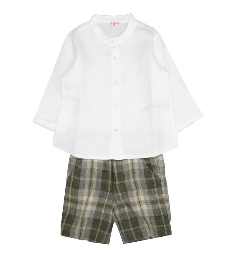 Il Gufo | Set Camicia e Bermuda Verde