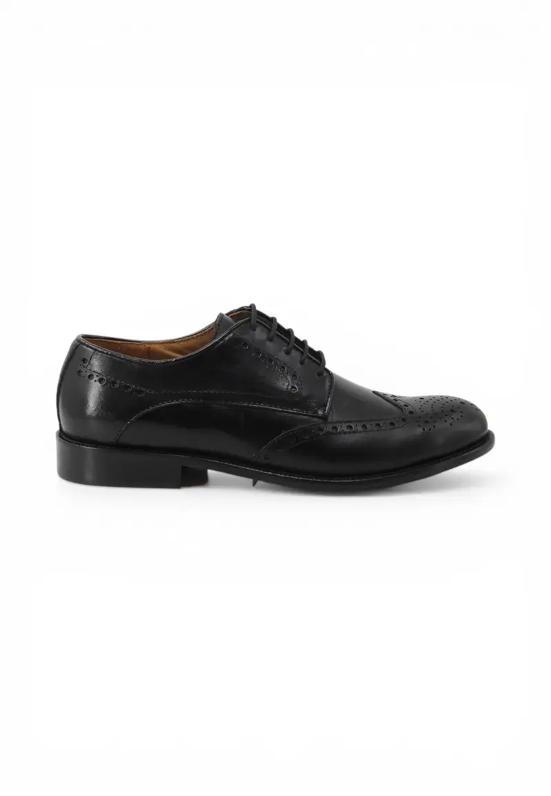 KEBO Stringate Uomo Nero DU608N-PE26