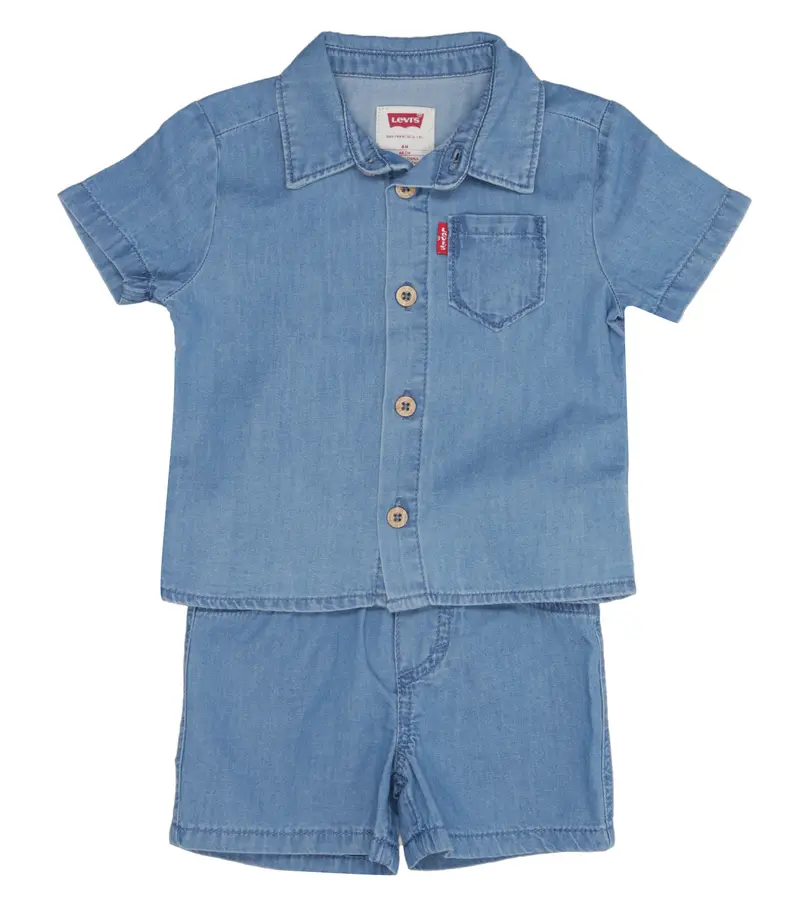 Levis Kids | Set Camicia Bermuda Denim