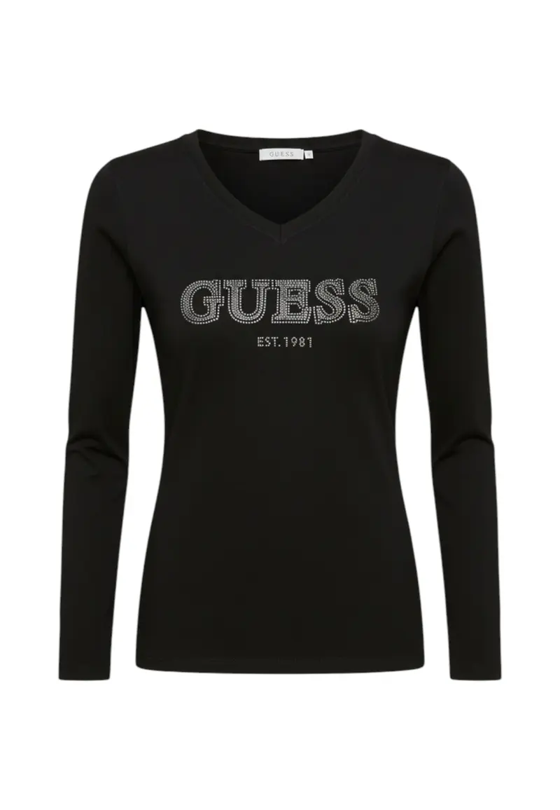 Maglia Scollo A V Donna Guess