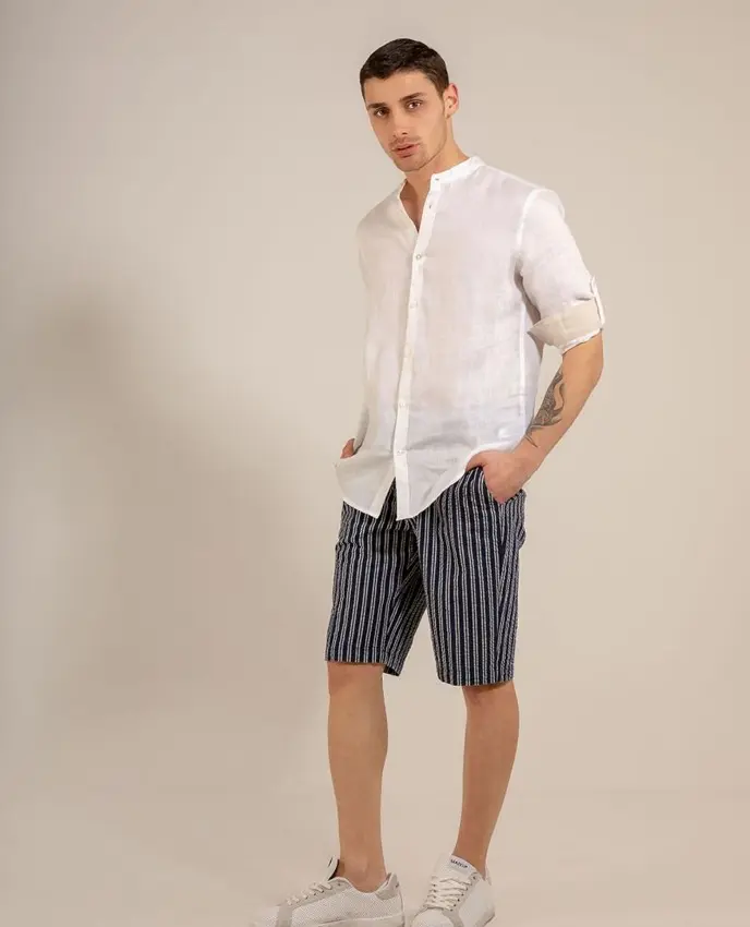 MARKUP Camicia Coreana Bianco MK79442