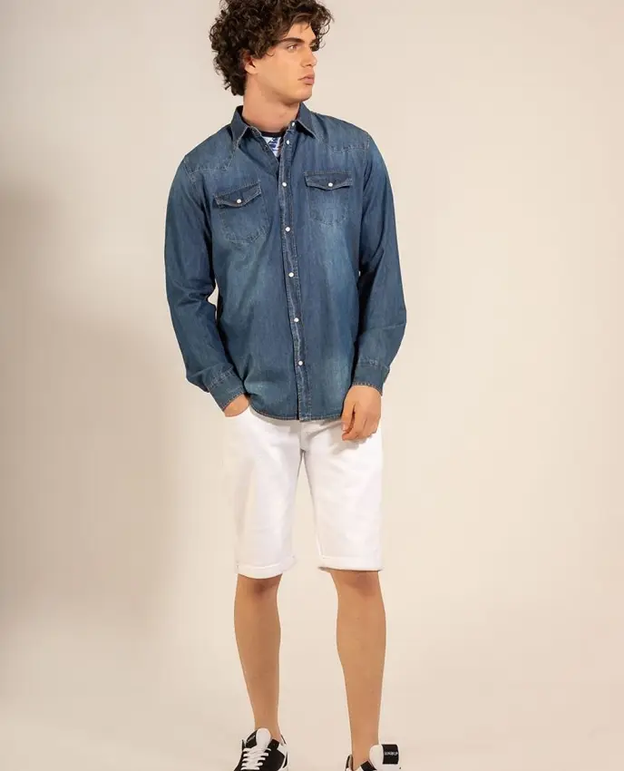 MARKUP Camicia Jeans Denim MK79452