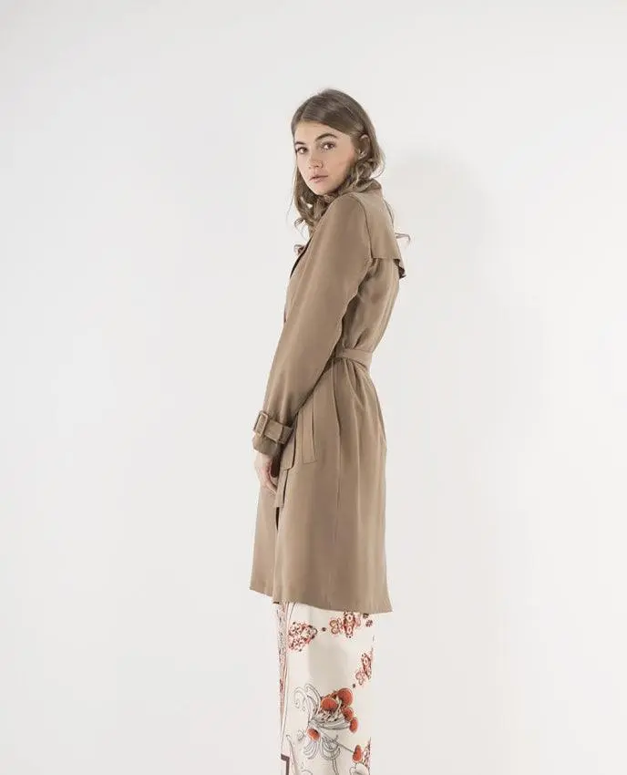 MARKUP Trench Sfoderato Tabacco MW76416