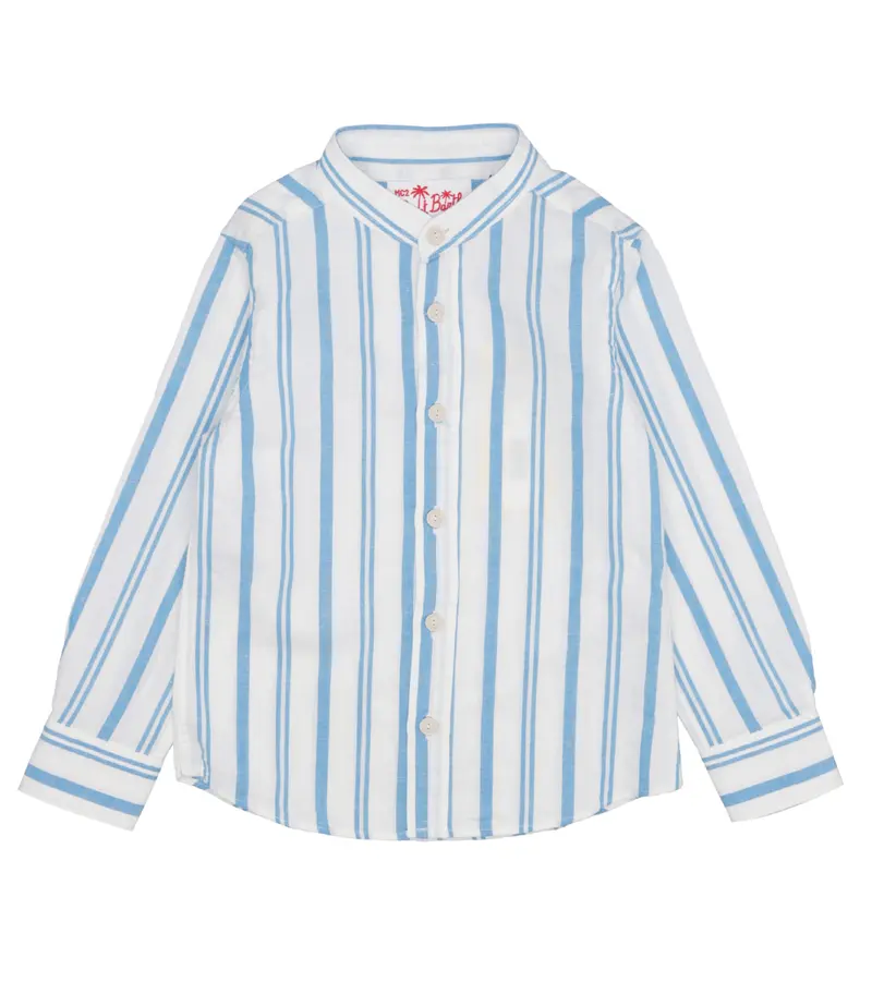 MC2 Saint Barth | Camicia Bianco e Azzurro