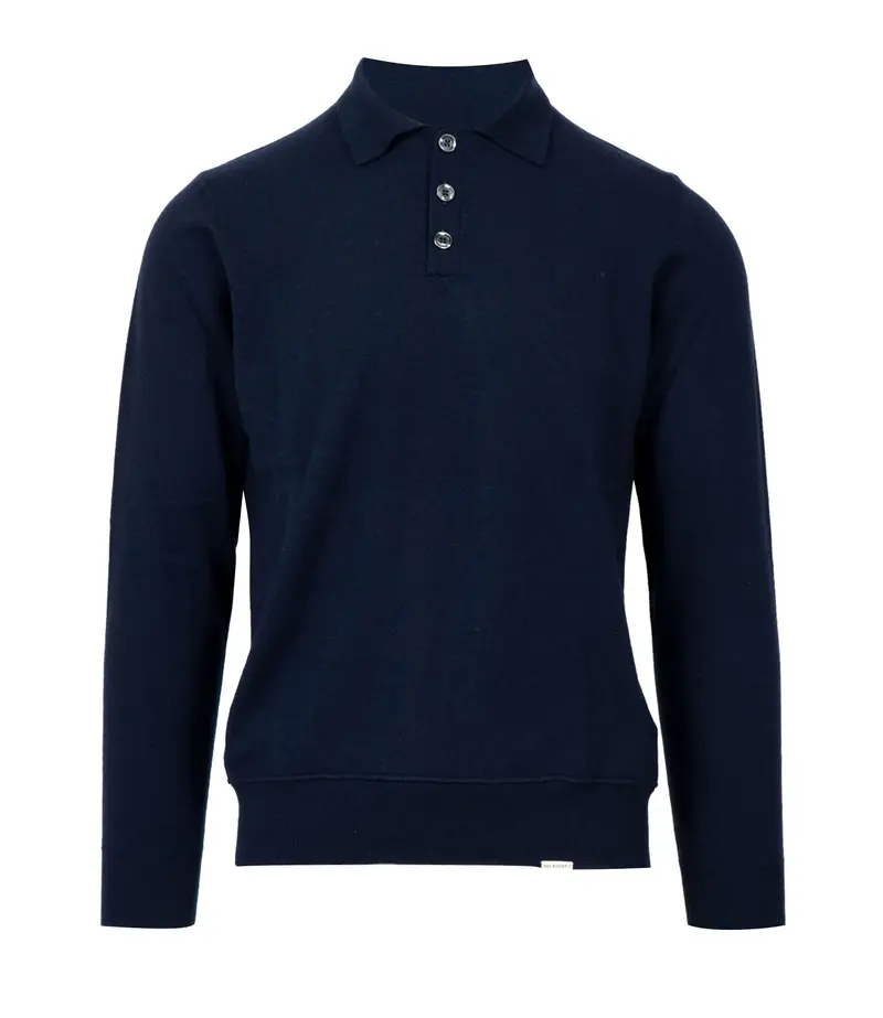 Roy Roger's | Polo Bold Plain Blu navy
