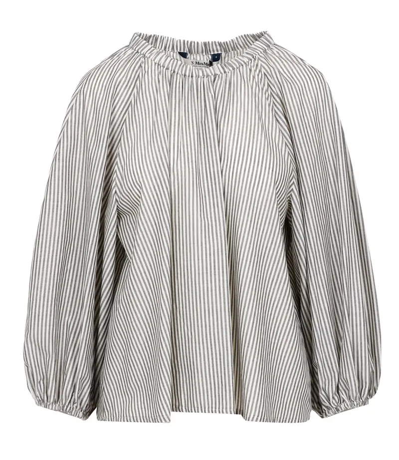 S Max Mara | Blusa Fabiola Bianca e Nera