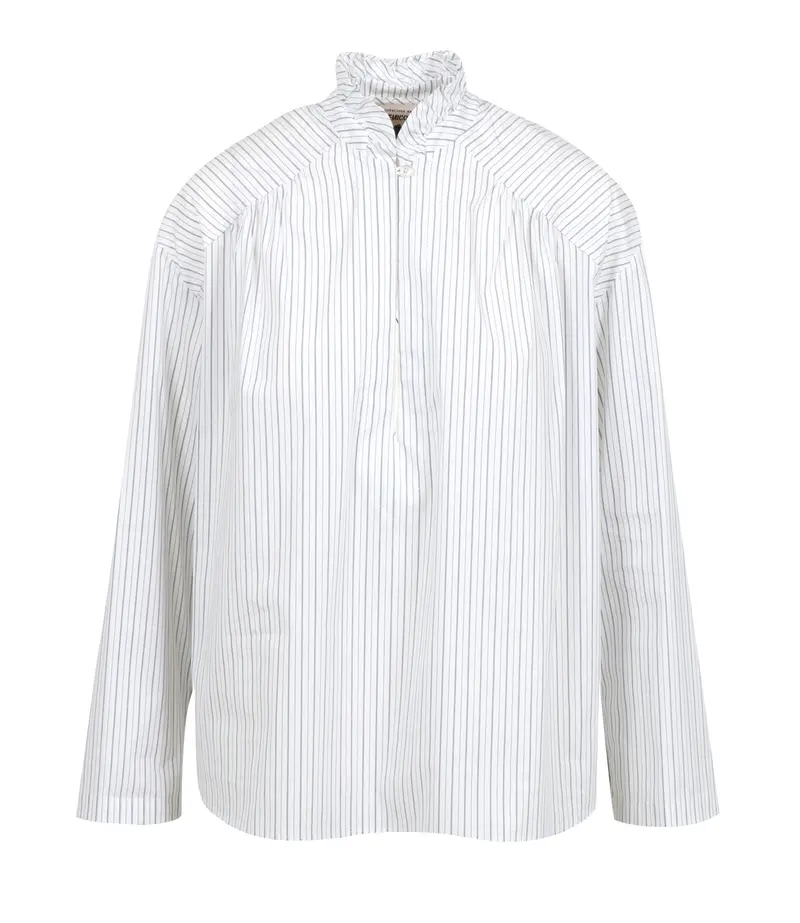 Semicouture | Camicia Fabrizia Bianca e Blu