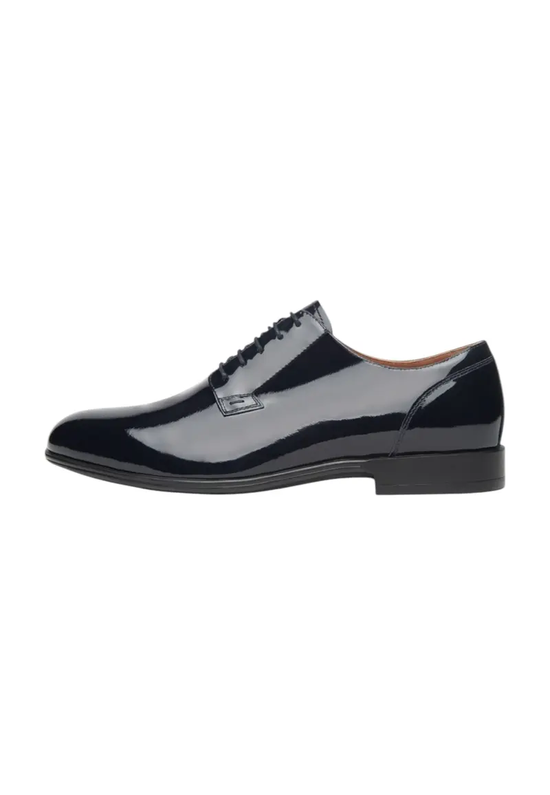 Stringate Basse Uomo Nero Giardini In Vernice  E600121UE
