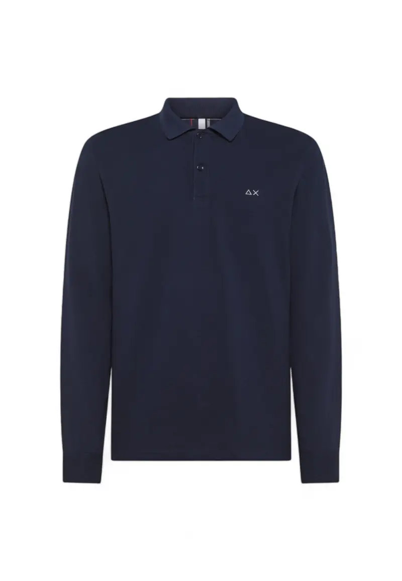 SUN68 POLO UOMO BLU A44110