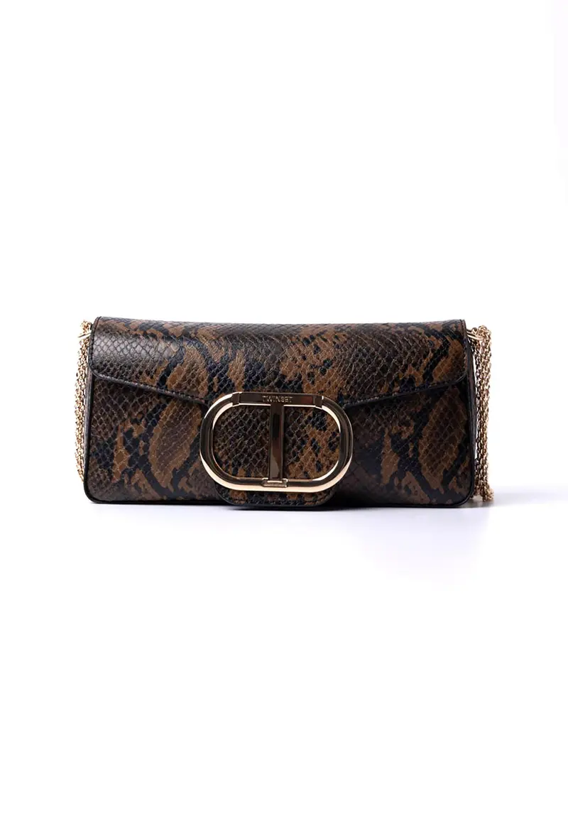 TWINSET Tracolla Clutch Python St. Whips 222TD8090
