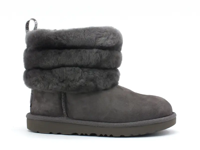 UGG Fluff Mini Quilted Charcoal K1103612K