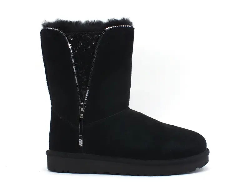 UGG W Classic Zip Boot Black 1103764W