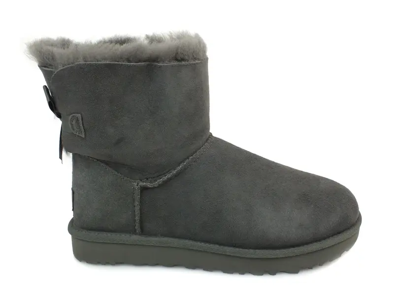 UGG W Mini Bailey Bow II Grey 1016501W